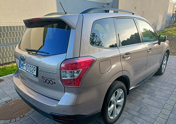 Subaru Forester cena 50900 przebieg: 148000, rok produkcji 2015 z Warszawa małe 172